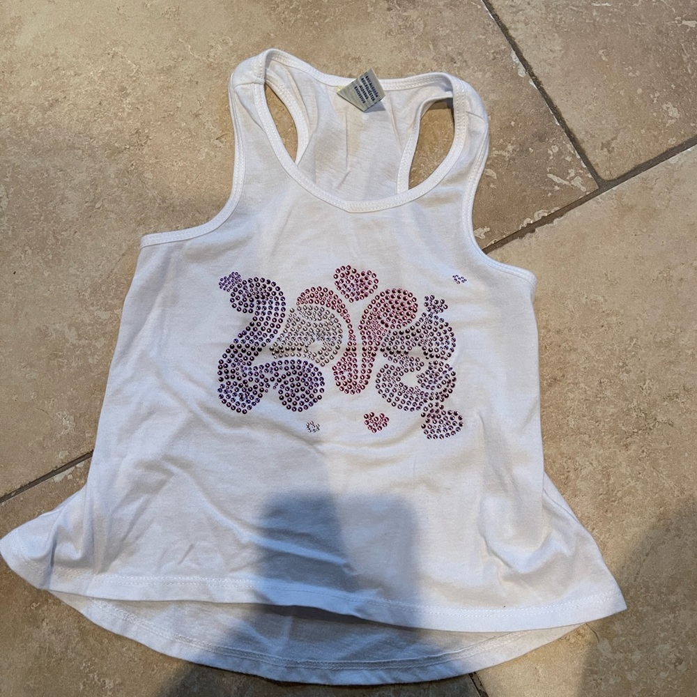 Custom tank top toddler girl